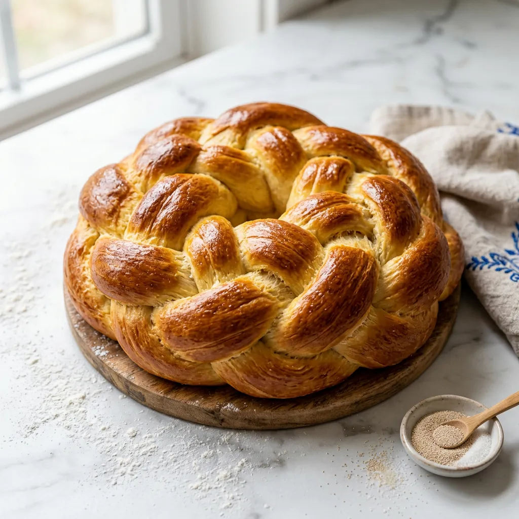 Kolach (Ukrainian Christmas Bread) Recipe