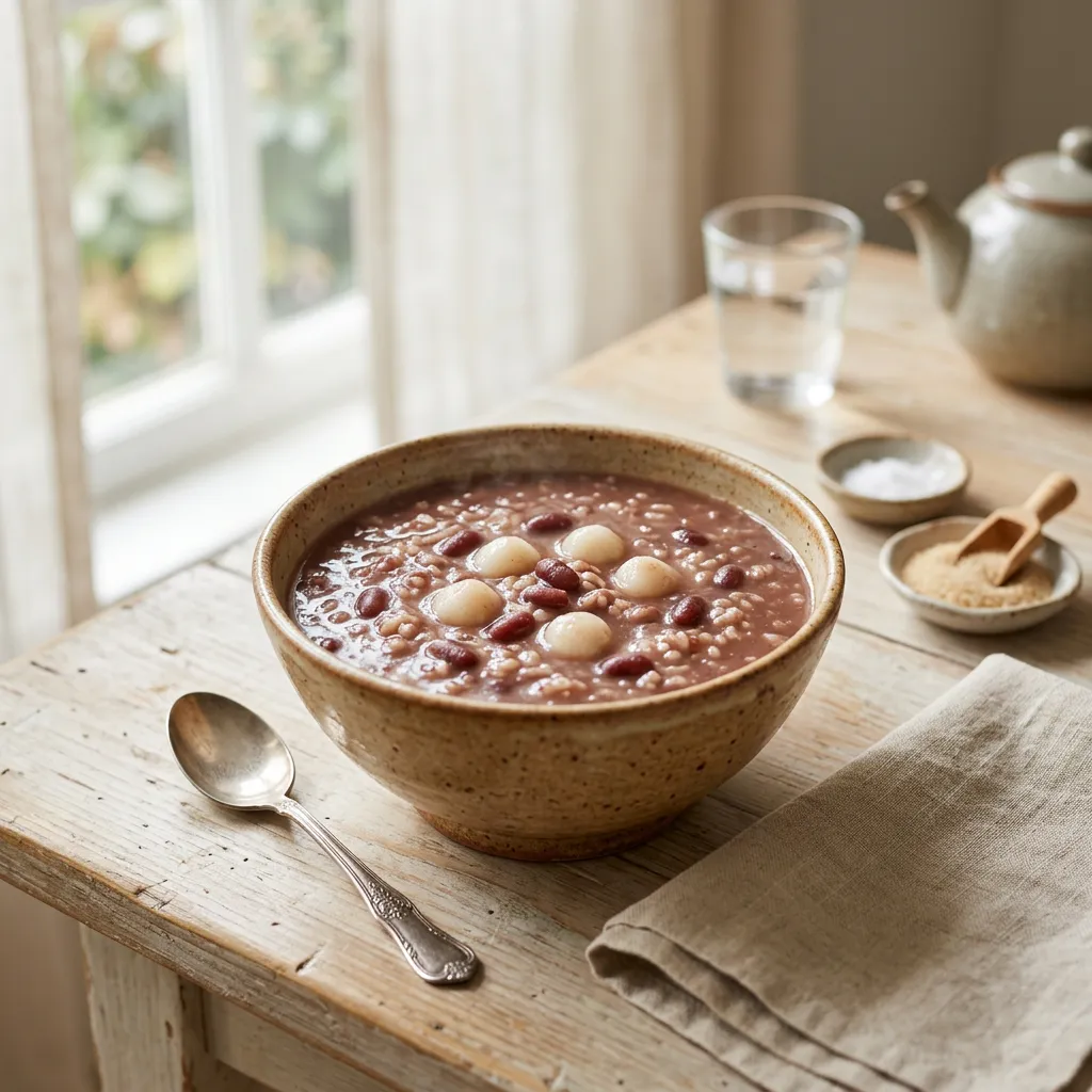 Korean Red Bean Porridge (Pat Jook)
