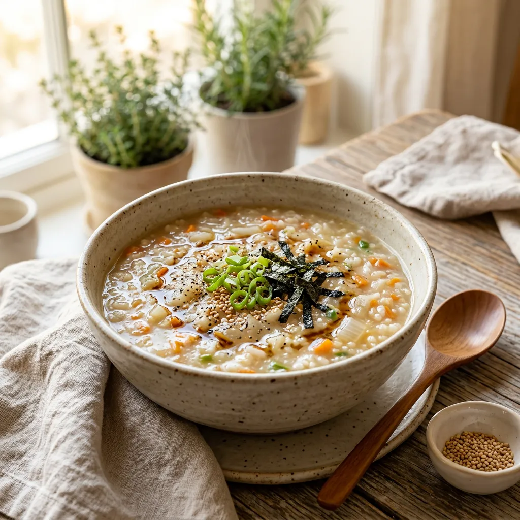 Korean Vegetable Porridge (Yachae Jook)