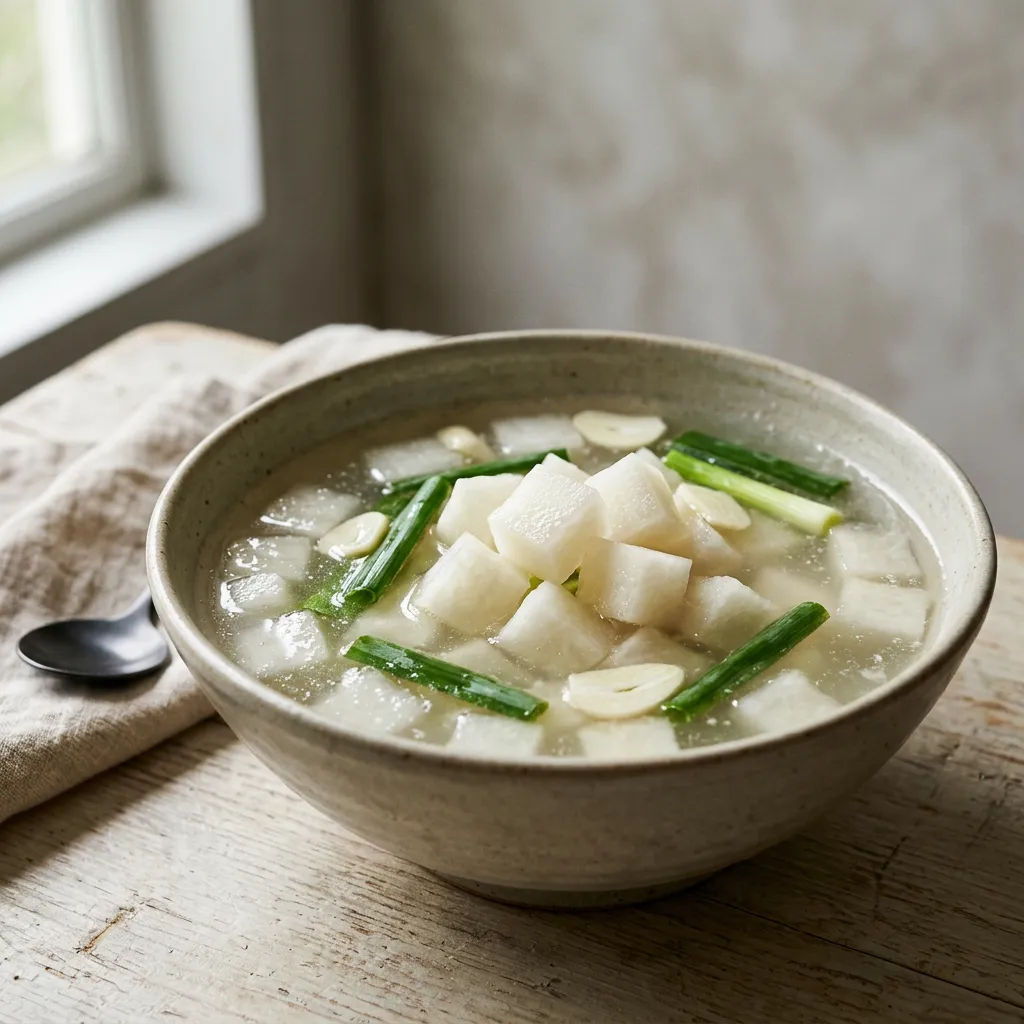 Korean White Radish Kimchi (Dongchimi)