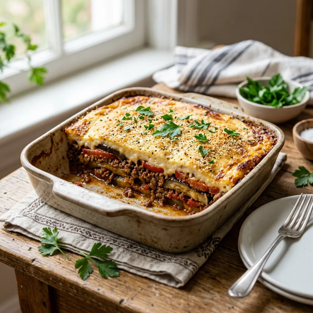 Kosher Moussaka (Meat)