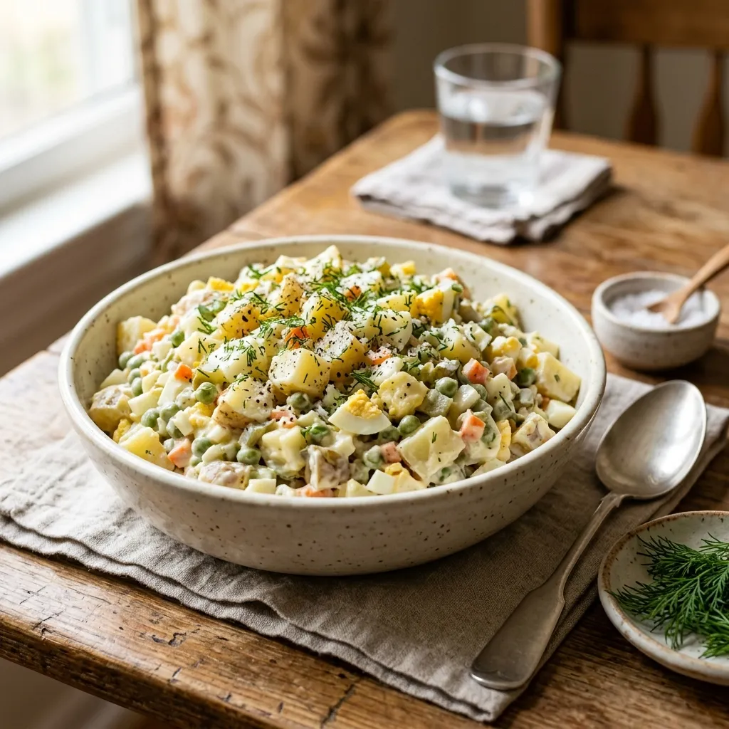 Kosher Russian Potato Salad (Parve) Recipe