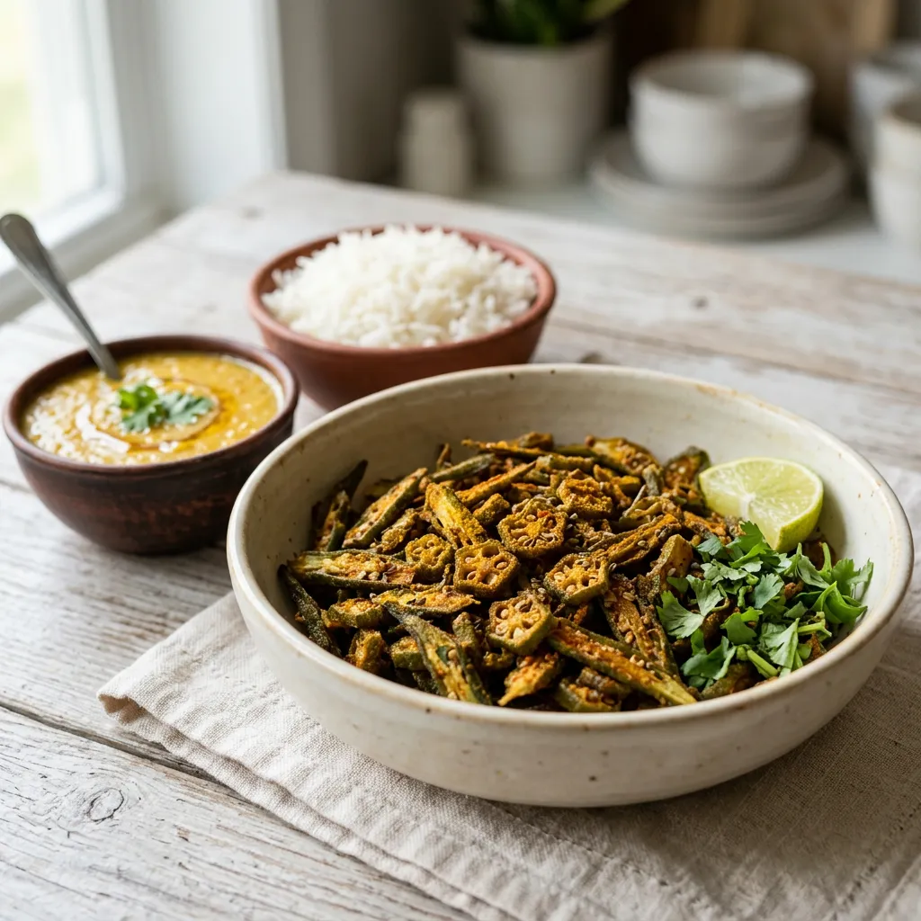 Kurkuri Bhindi: Indian Crispy Okra