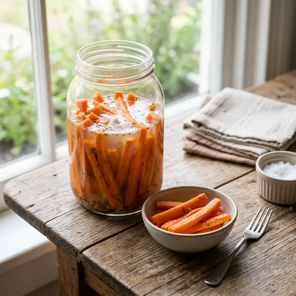 Lacto-Fermented Carrots