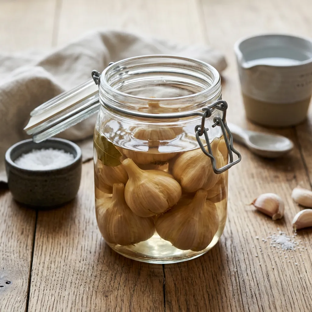 Lacto-Fermented Garlic