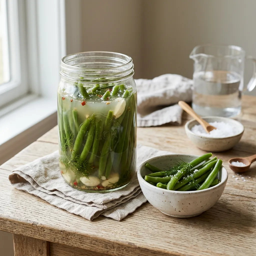 Lacto-Fermented Green Beans