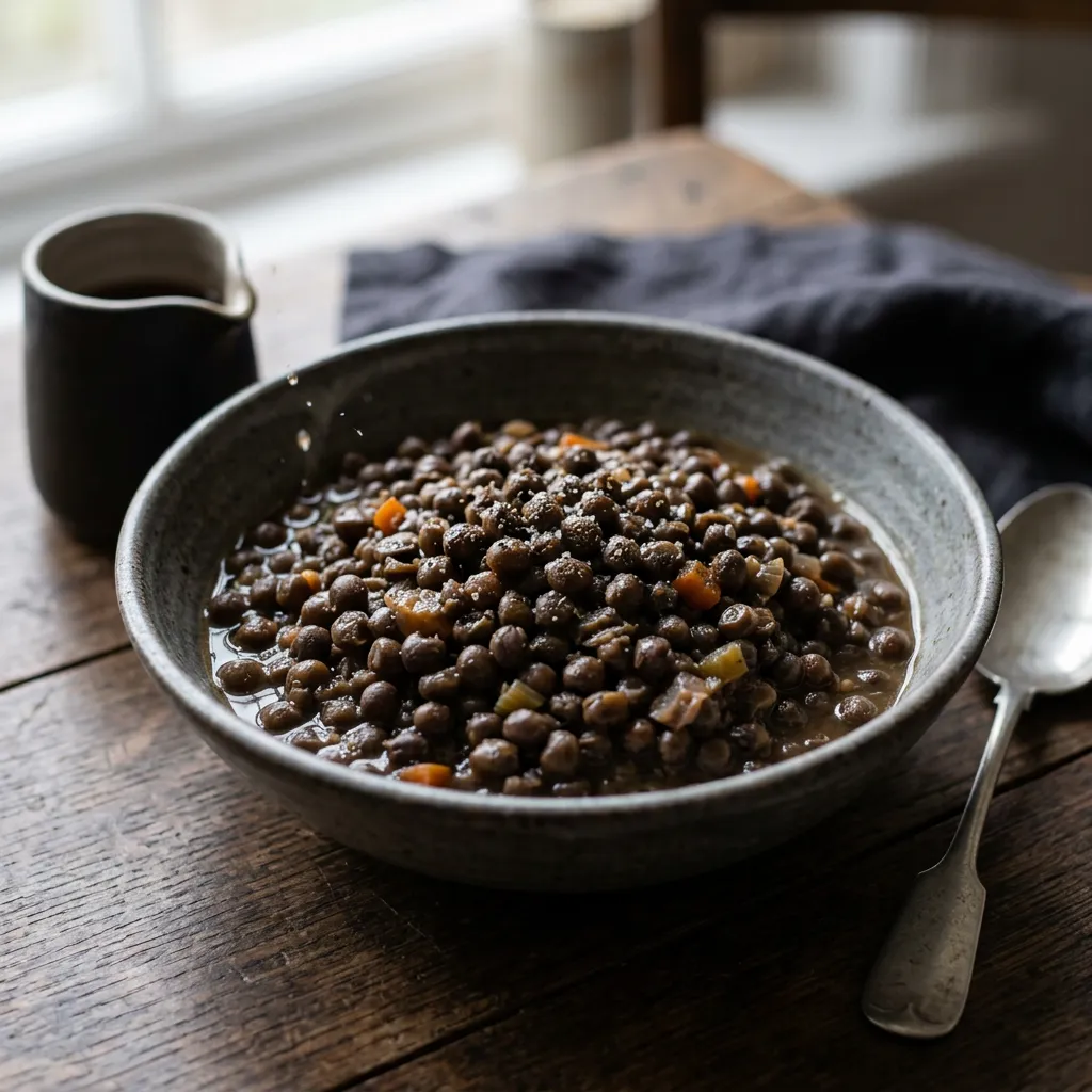Lancashire Black Peas and Vinegar (Parched Peas)