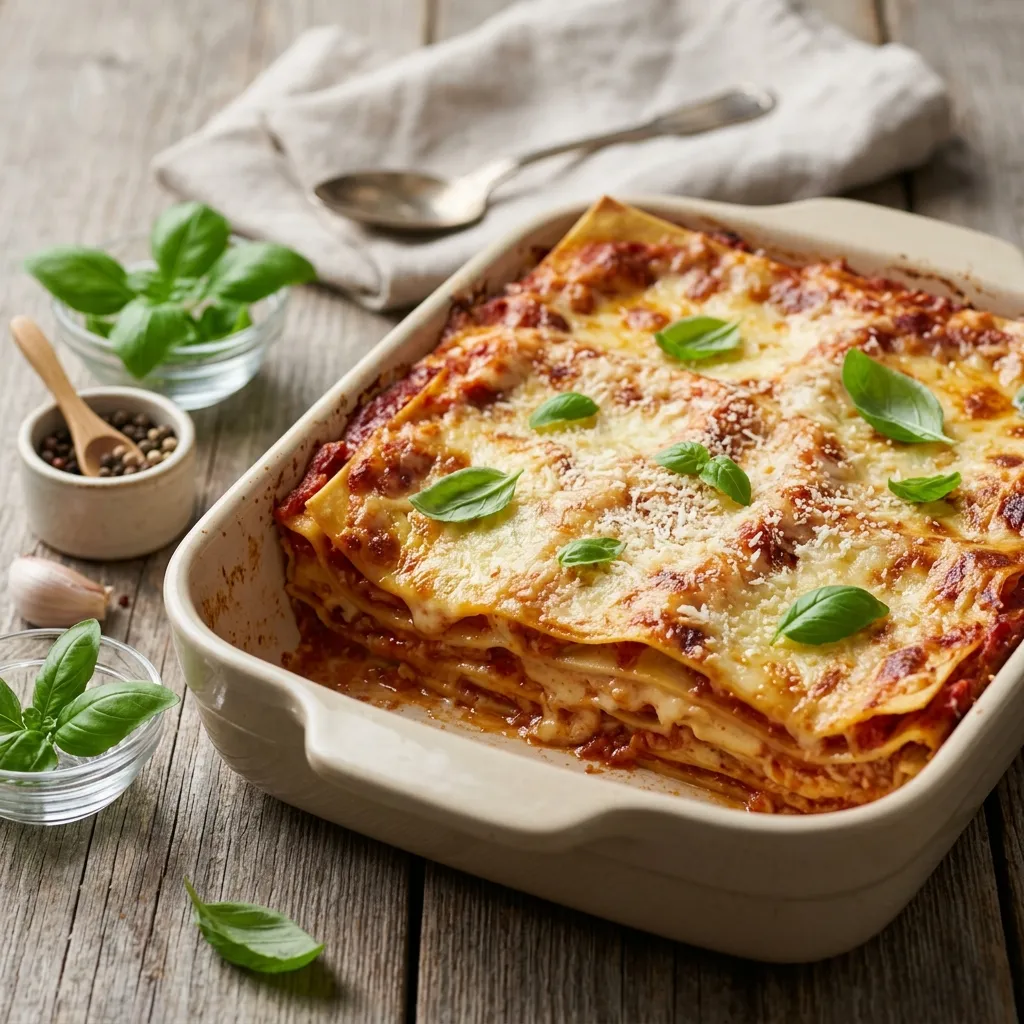 Lasagne alla Mozzarella (Mozzarella Lasagna)