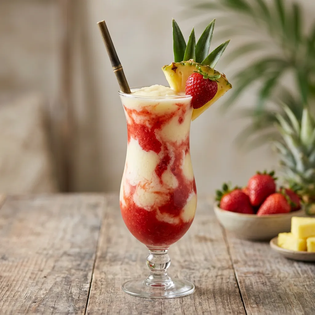 Lava Flow Drink: Taste a Tropical Hawaiian Delight