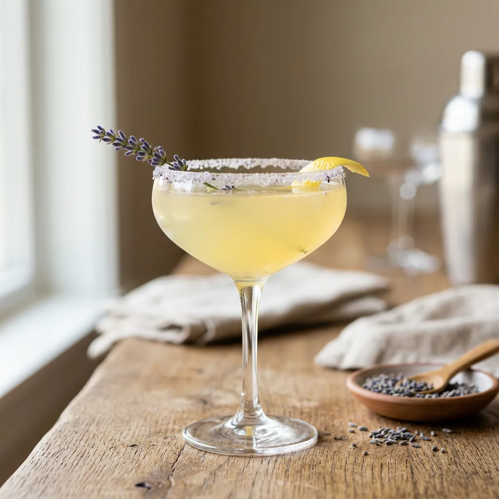 Lavender Lemon Drop Martini