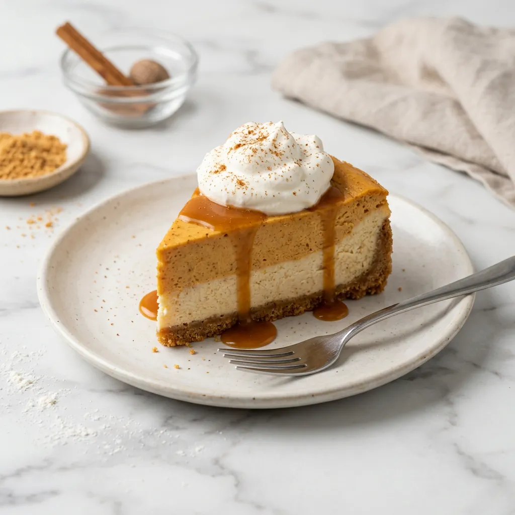 Layered Pumpkin Cheesecake