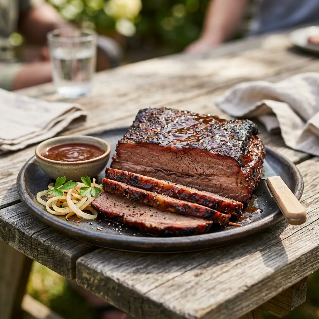 Lazy Man's Barbecued Beef Brisket