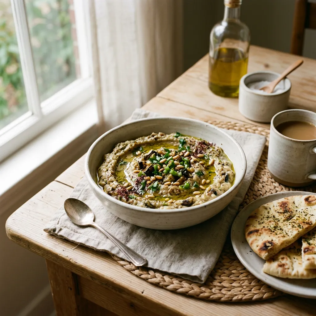 Lebanese Moutabel (Spicy Eggplant Dip)