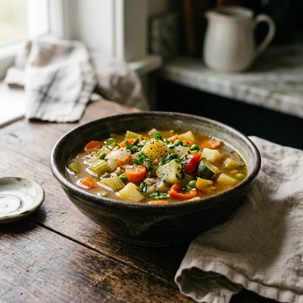 Leftover Vegetable Soup