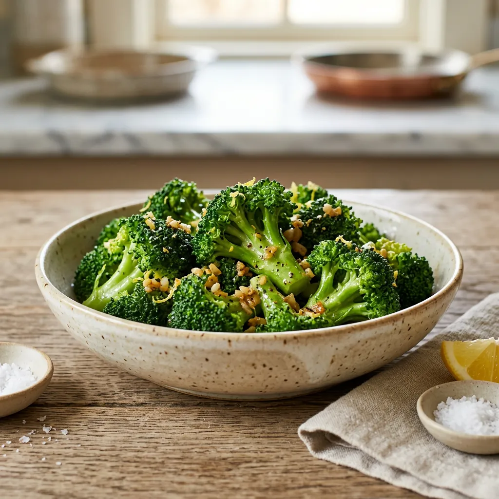 Lemon and Garlic Broccoli