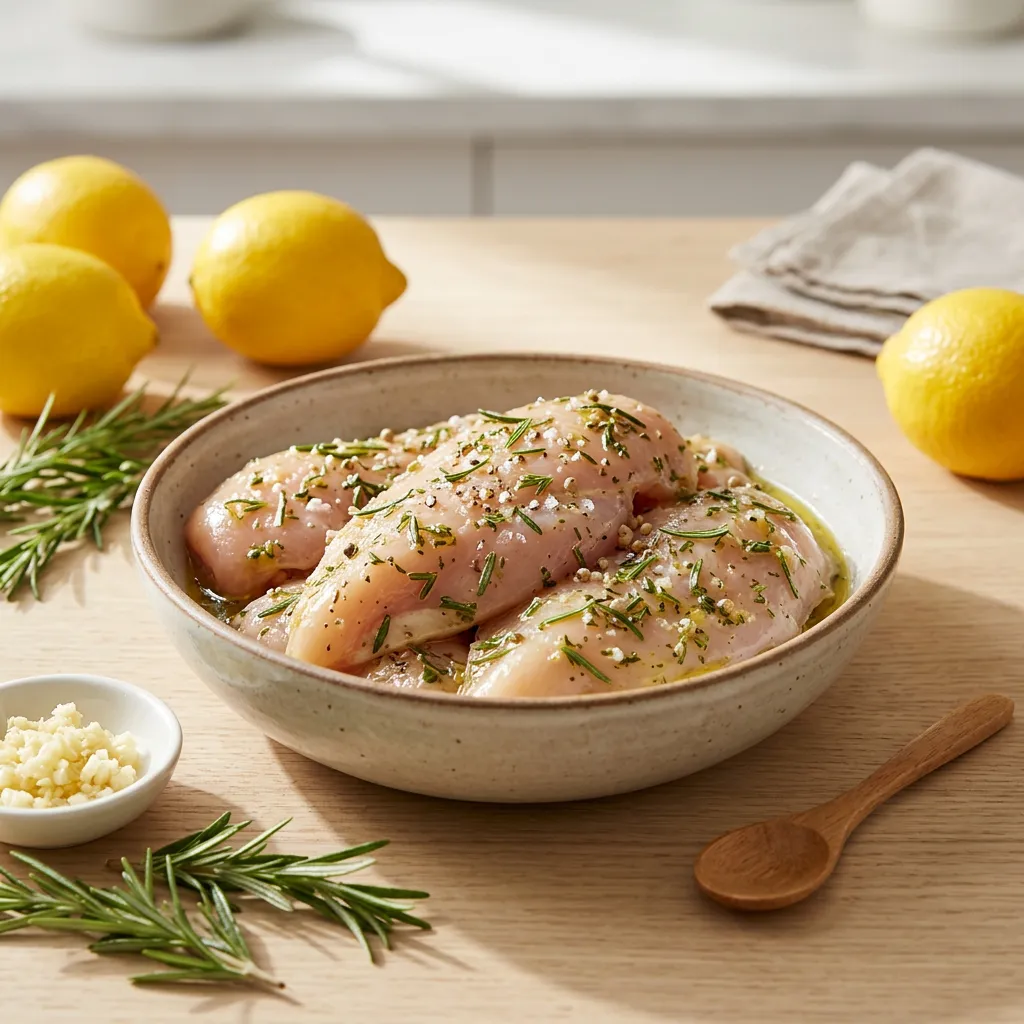 Lemon and Rosemary Marinade Recipe for Chicken