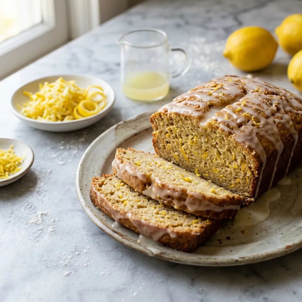 Lemon and Yellow Squash Quick Bread