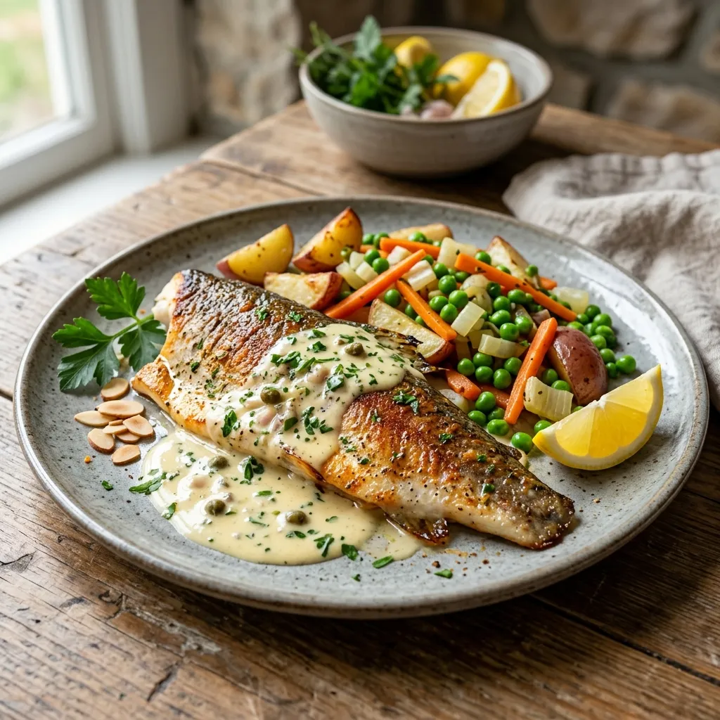 Lemon Cream Sauce for Trout