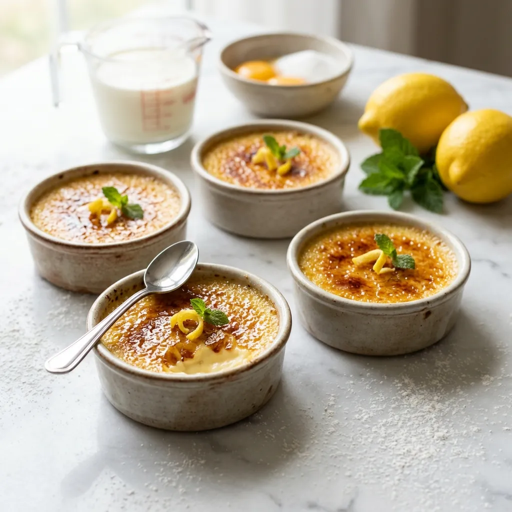 Lemon Creme Brulee