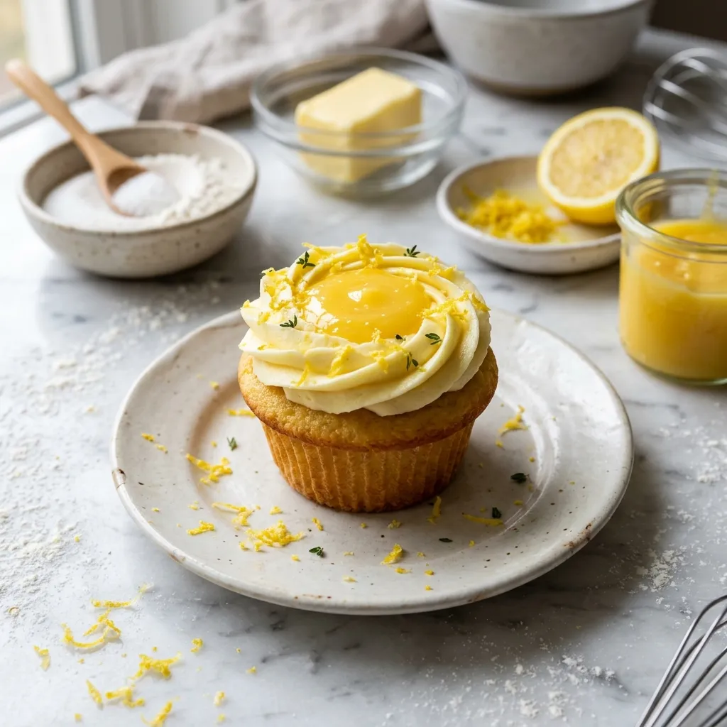 Lemon Curd Cupcakes