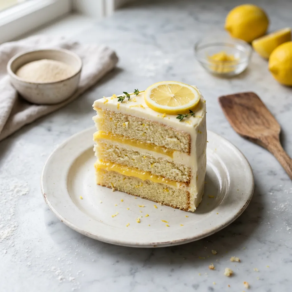 Lemon Curd Layer Cake