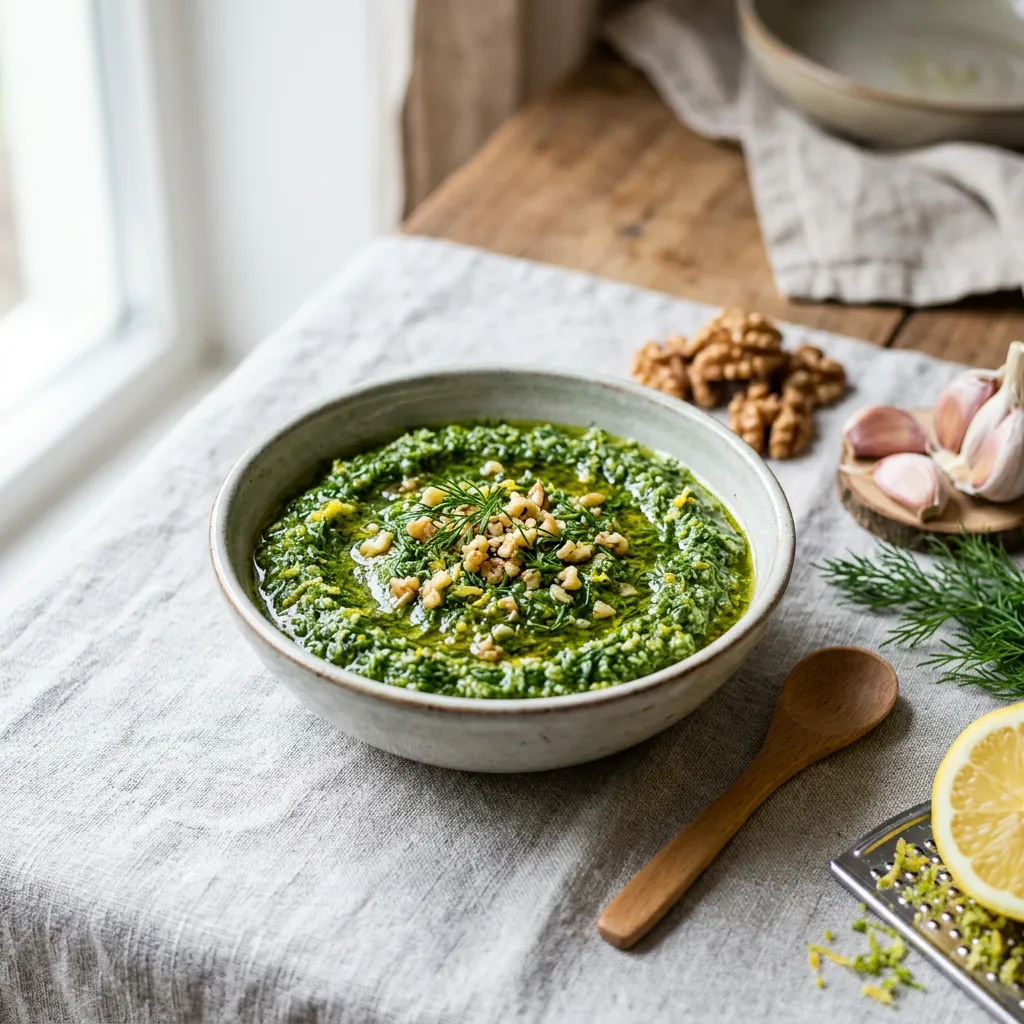 Lemon-Dill Pesto Recipe