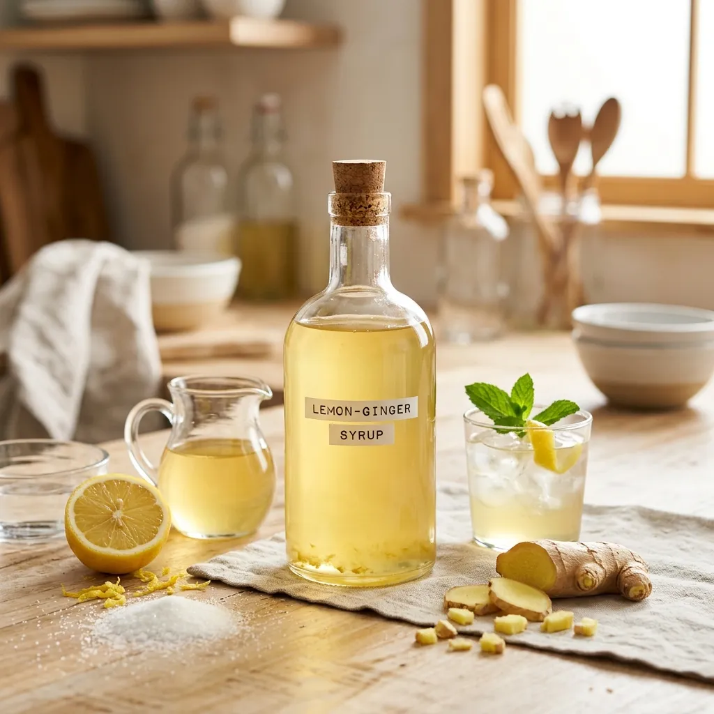 Lemon-Ginger Simple Syrup