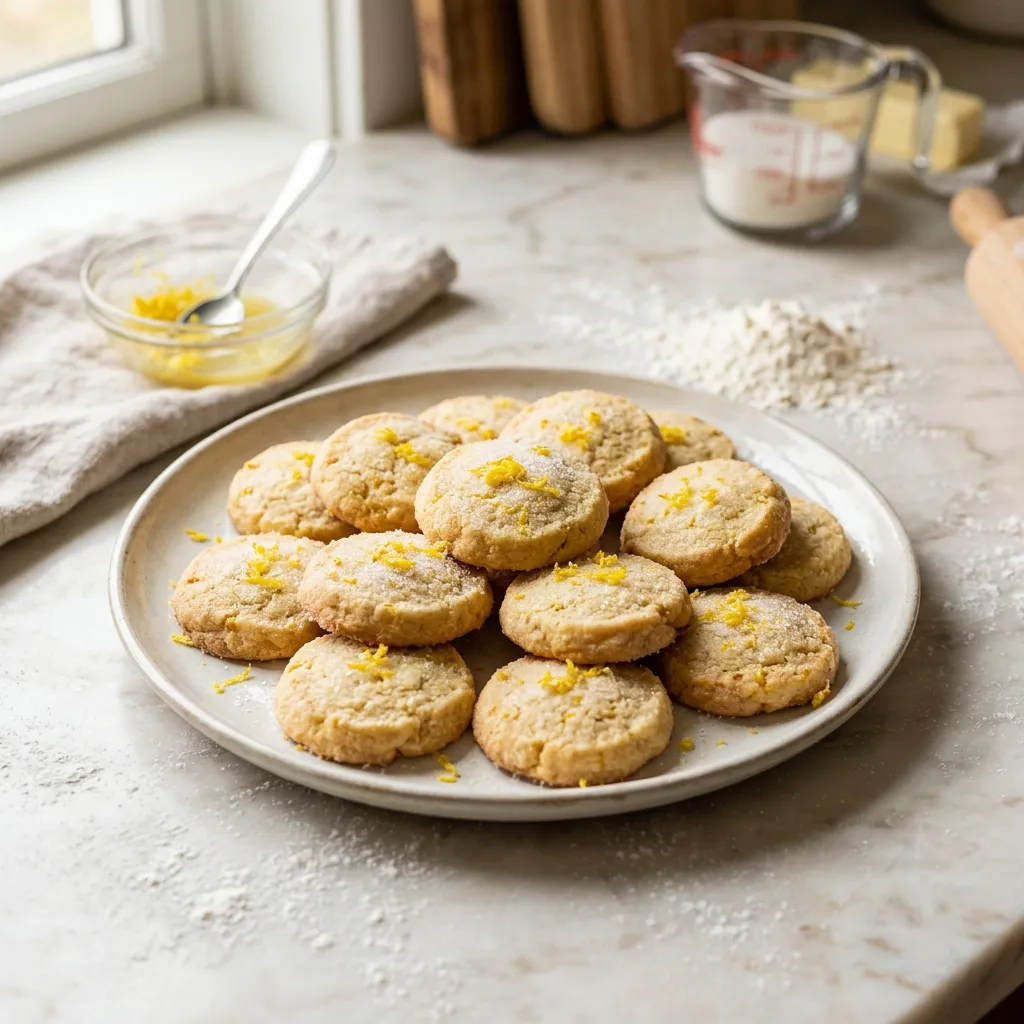Lemon Icebox Cookies Recipe