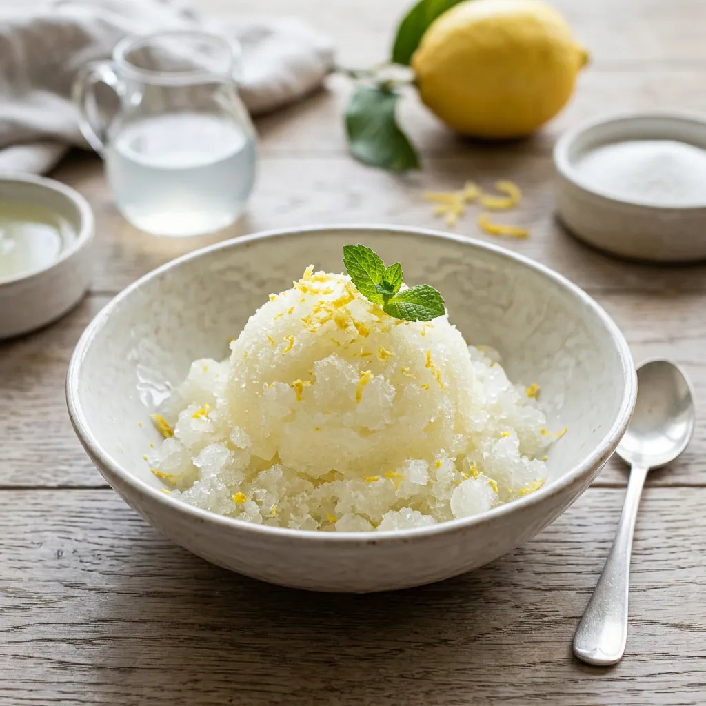 Lemon Italian Ice