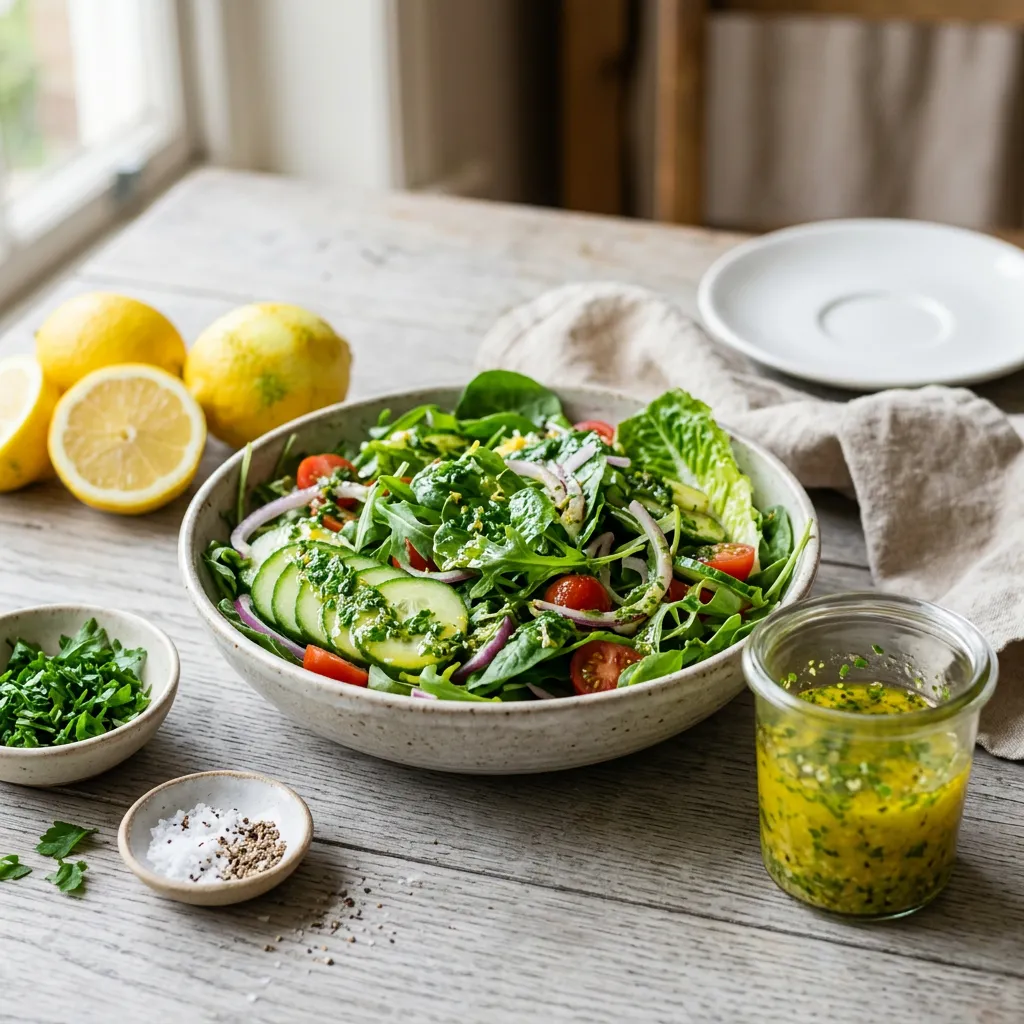 Lemon Parsley Salad Dressing