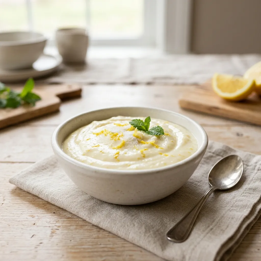 Lemon Peel Ricotta Creme