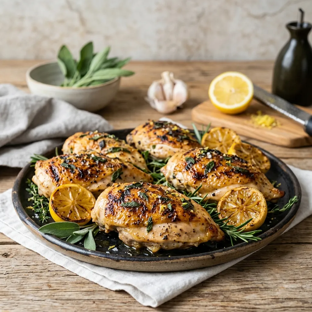Lemon Sage Chicken Marinade