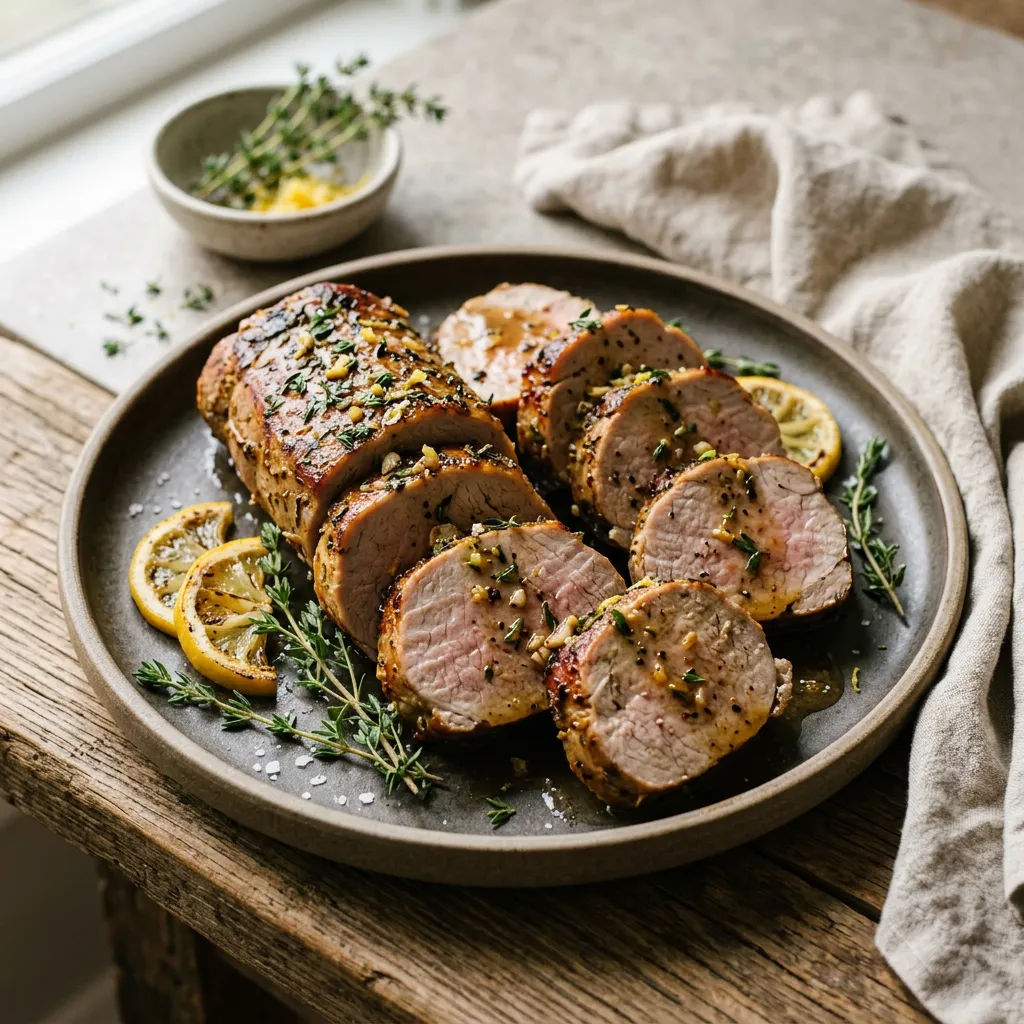 Lemon Thyme Pork Tenderloin