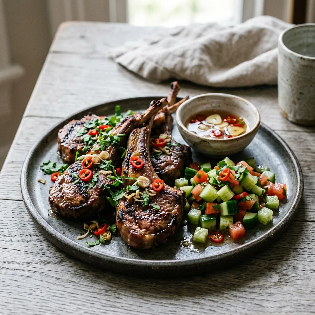 Lemongrass Lamb Chops