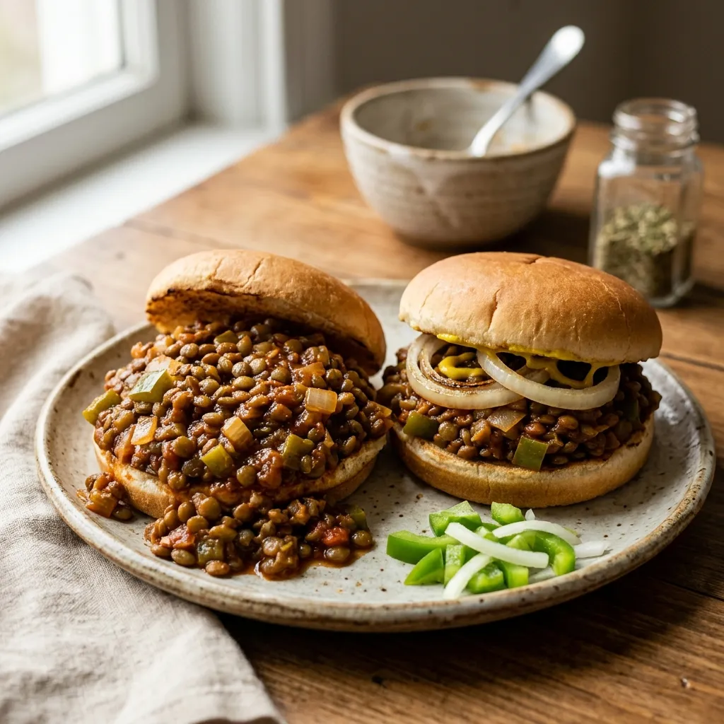 Lentil Sloppy Joes