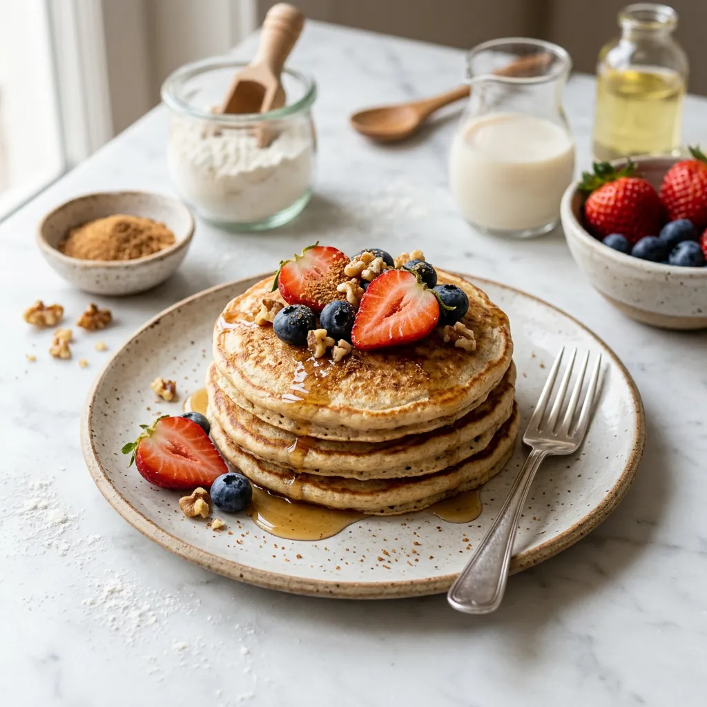 Light and Fluffy Vegan Pancakes