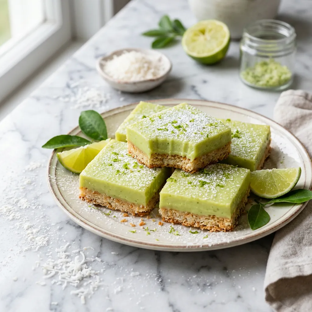 Lime Coconut Bars
