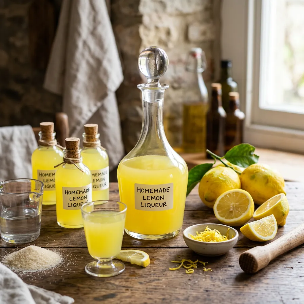Limoncello (Lemon Liqueur)