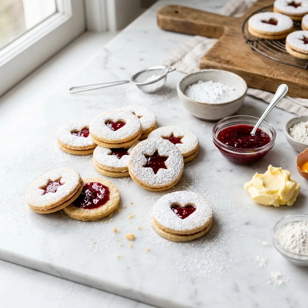 Linzer Cookies
