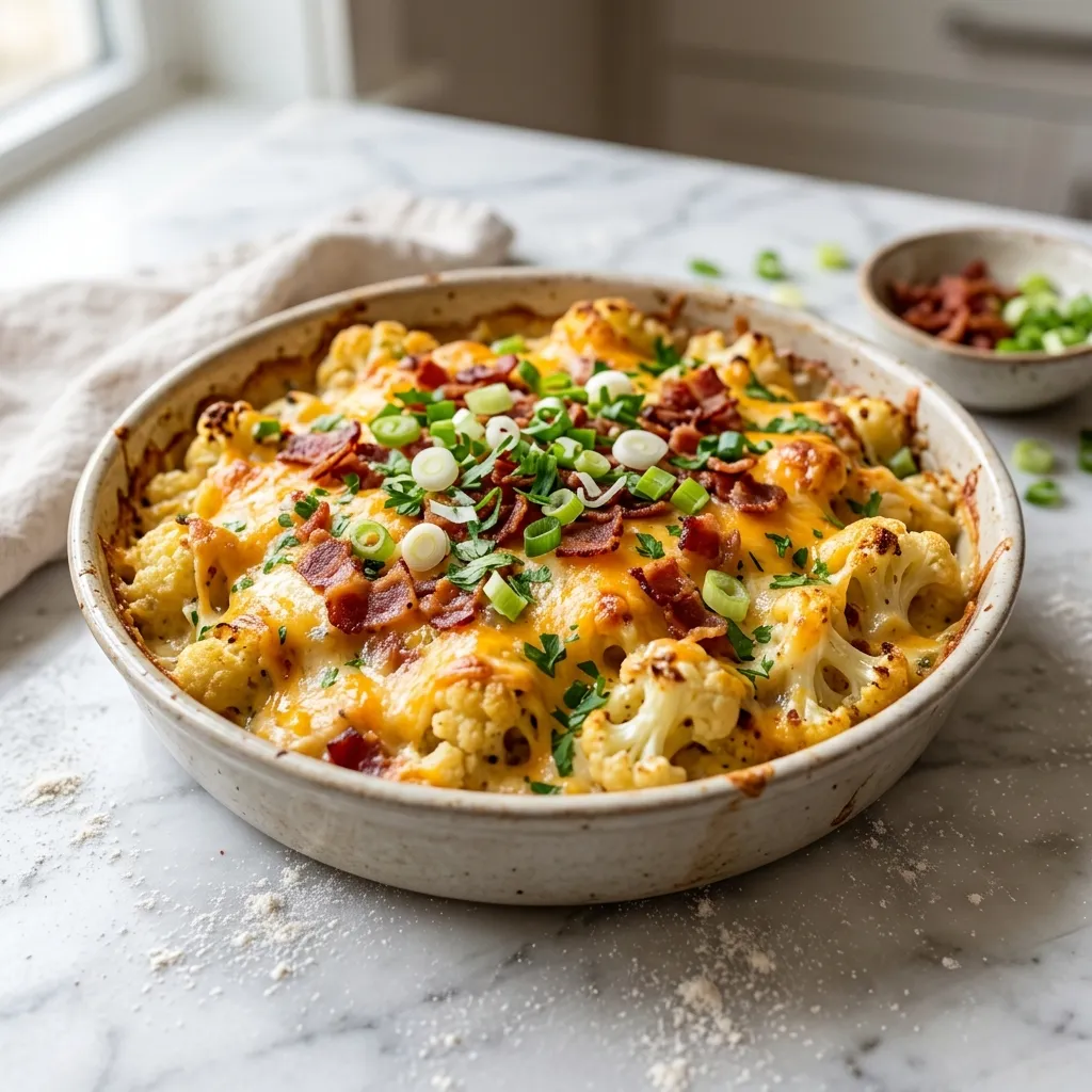 Loaded Cauliflower Bake