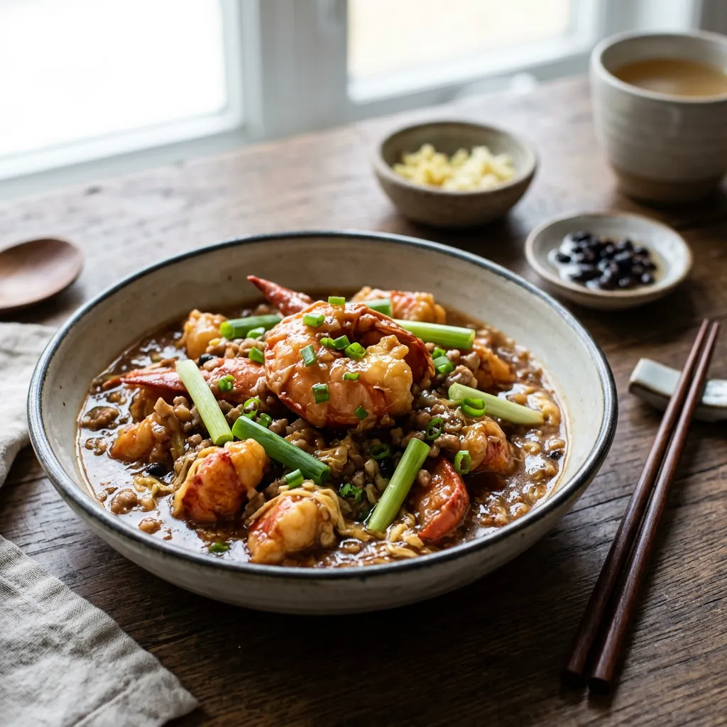 Lobster Cantonese With Savory Sauce