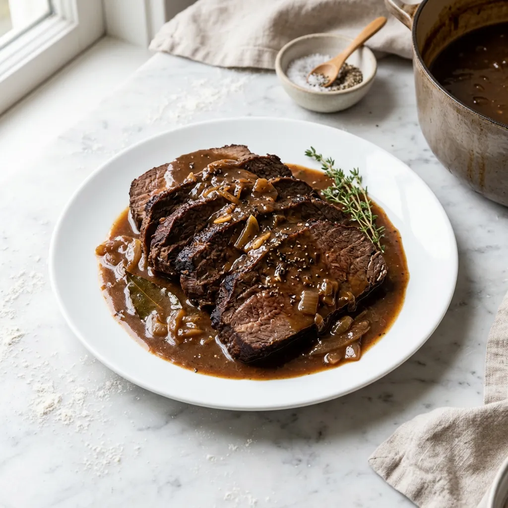 London Broil Braised in Stout