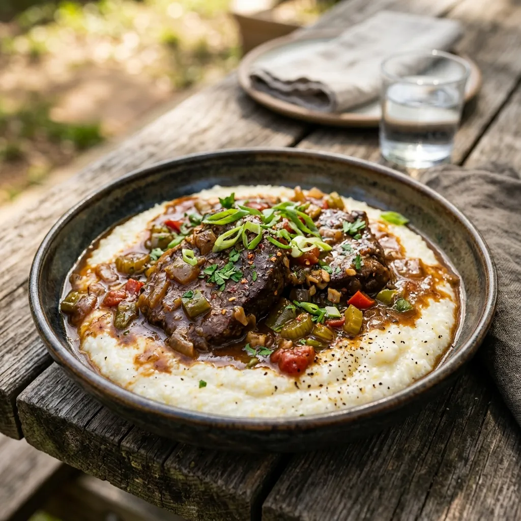 Louisiana Grillades and Grits