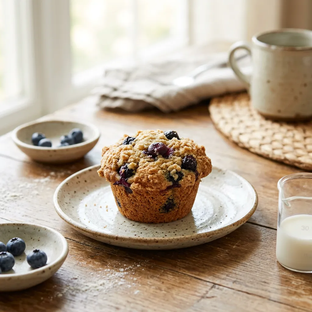 Low-Fat Blueberry Muffins