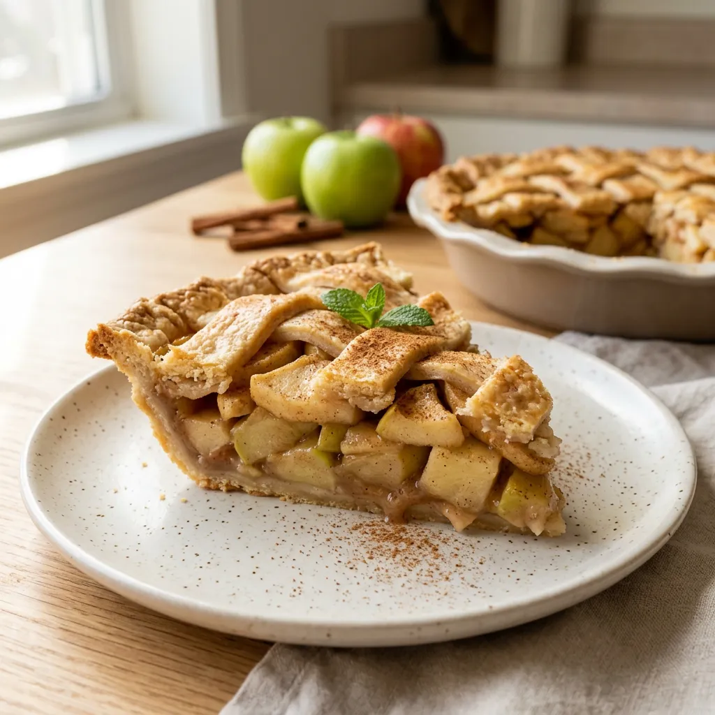 Low Sugar Apple Pie