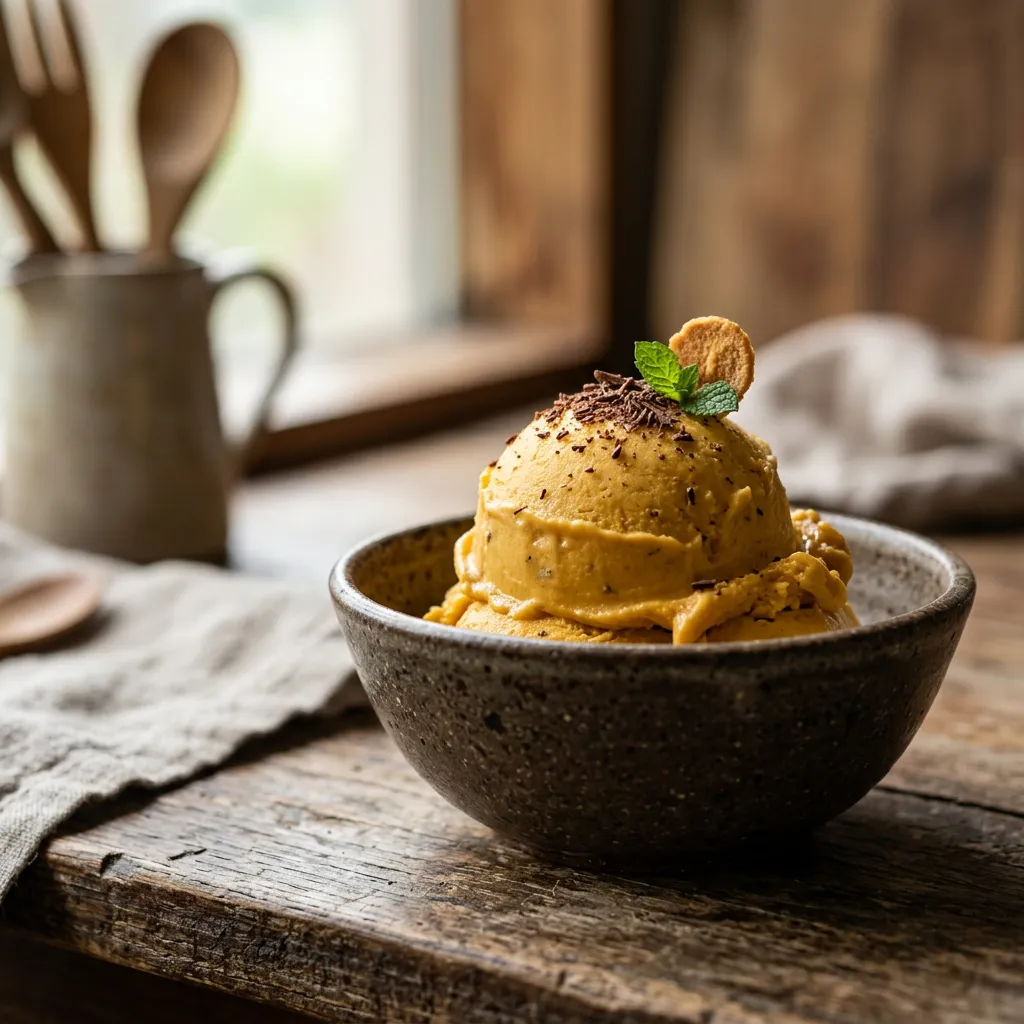 Lucuma Ice Cream (Helado de Lúcuma)