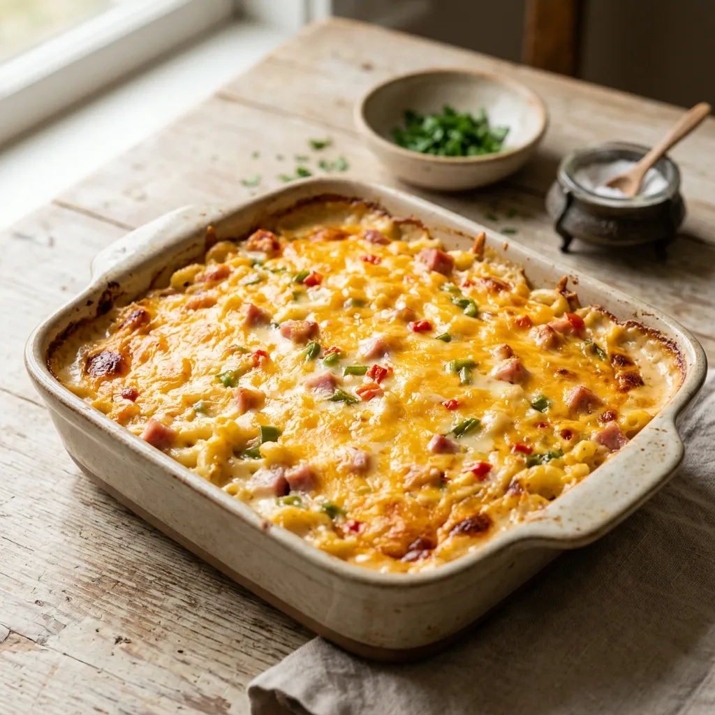 Macaroni and Ham Casserole