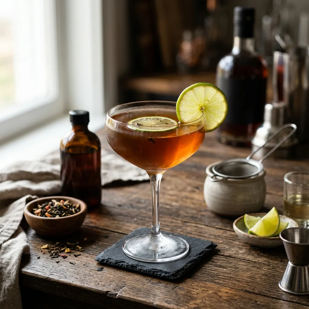 Mad Hatter's Tea Party Cocktail