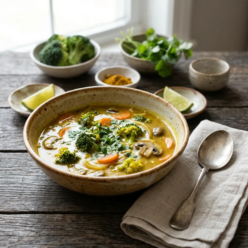 Madras Curry Vegetable Soup Recipe