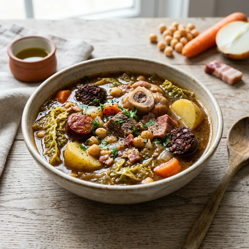 Madrilene Stew (Cocido Madrile) Recipe